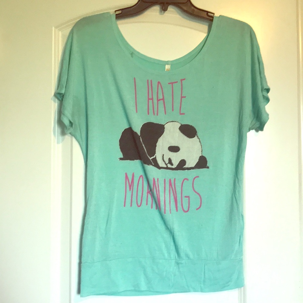 Mint Green Panda Shirt